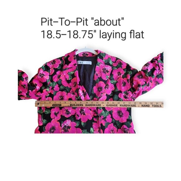 Zara Pink Floral Mini Dress - Picture 8 of 13